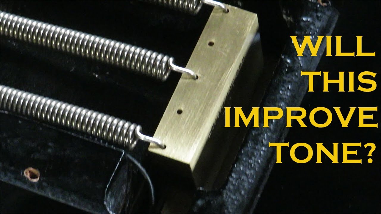 Floyd Rose Fat Brass Tremolo Sustain Block | Does it improve guitar sound?