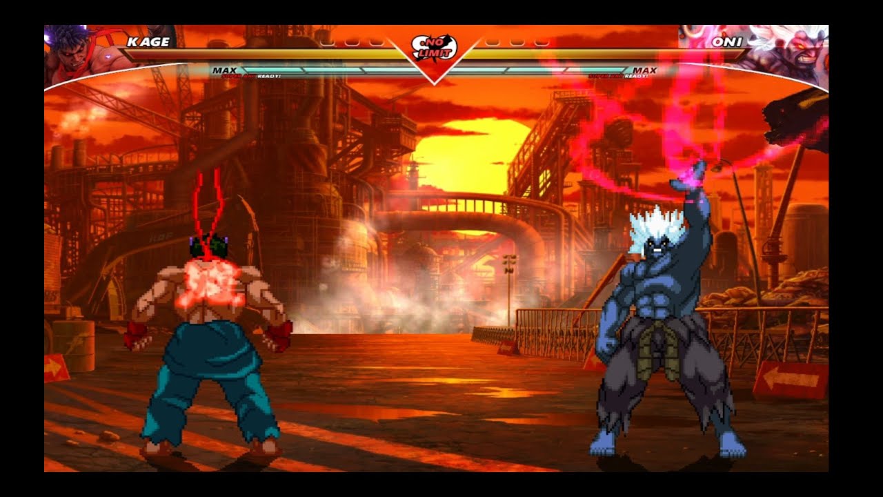 Street Fighter ONI VS KAGE || Intense Battle OF Two Evils ||