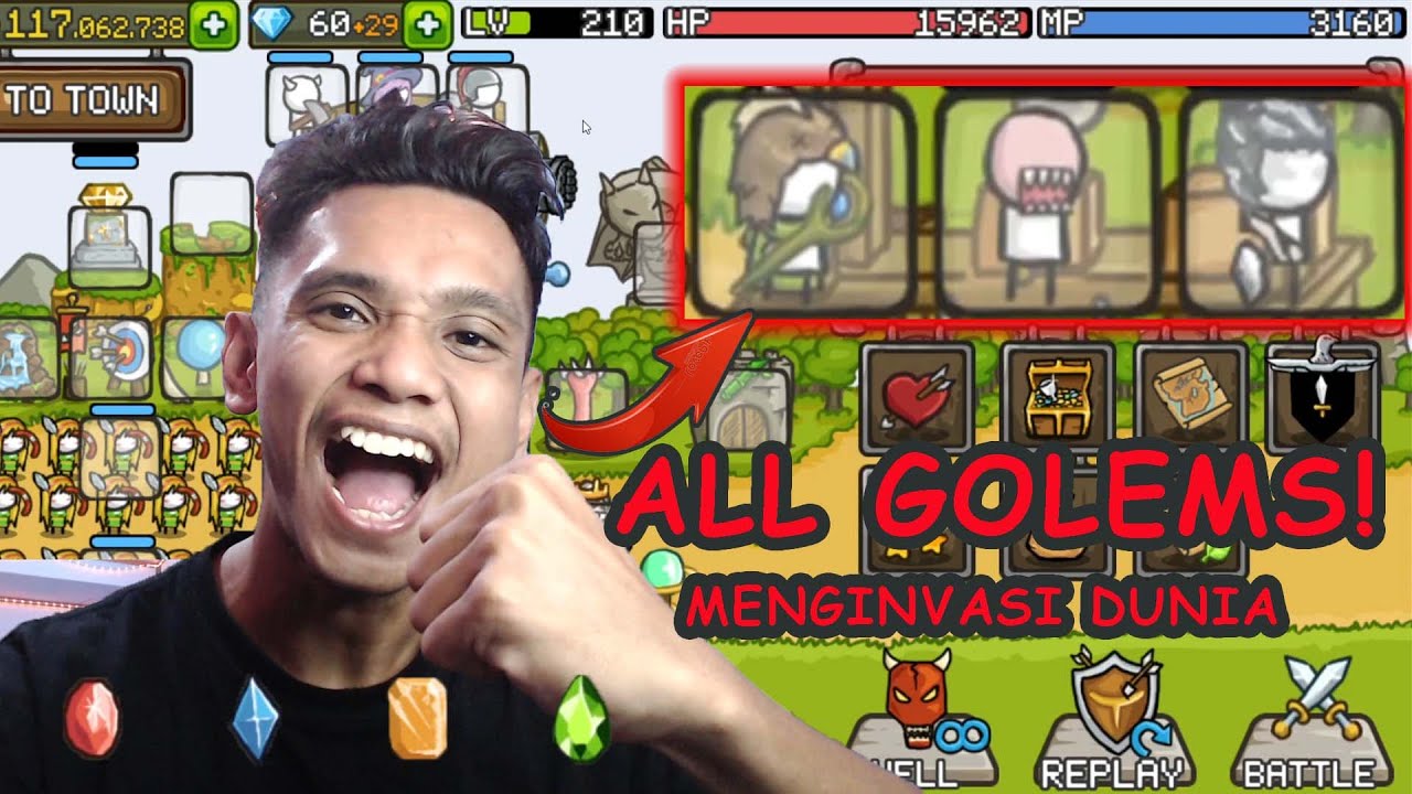 INVASI MAP WORLD DENGAN SELURUH KEKUATAN GOLEM!!! APAKAH BISA???