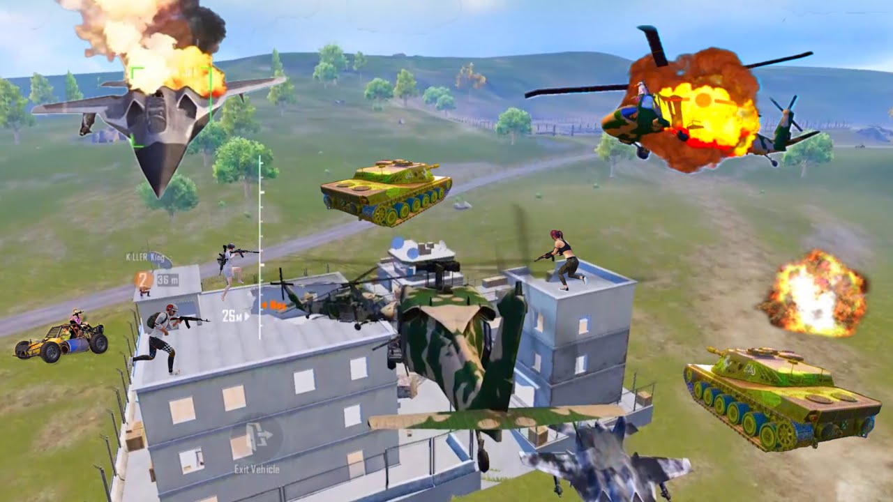 M202 vs Tanks & Helicopters — Absolute Chaos 😳