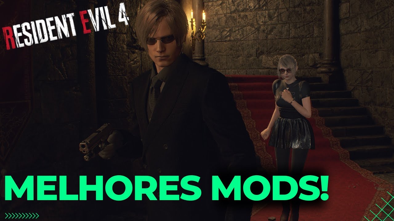 MELHORES mods para RESIDENT EVIL 4 Remake!