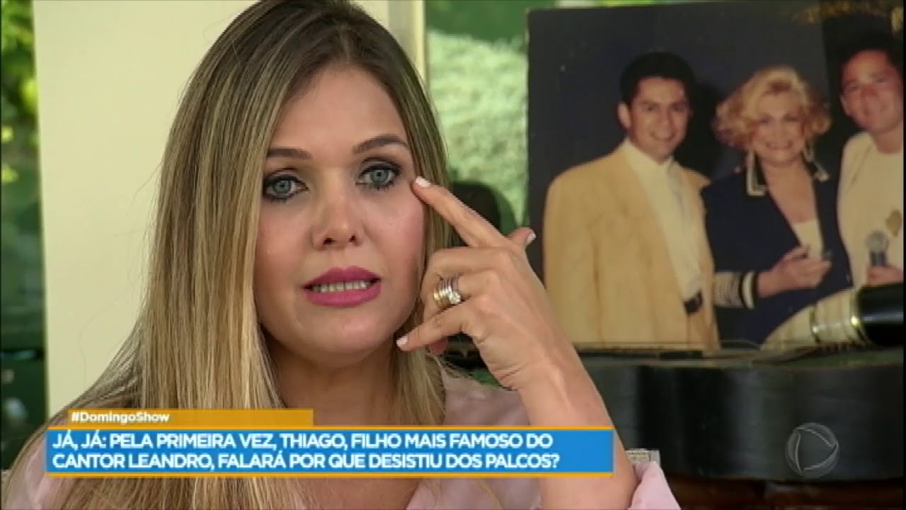 Andréa Motta fala sobre a vida com Leandro e mostra lembranças do cantor
