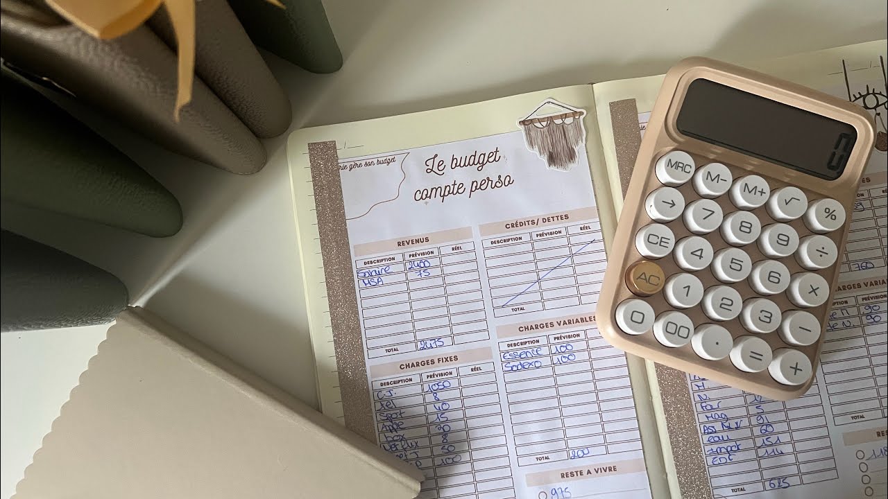 🌷Budget de mars - Enveloppes budget 