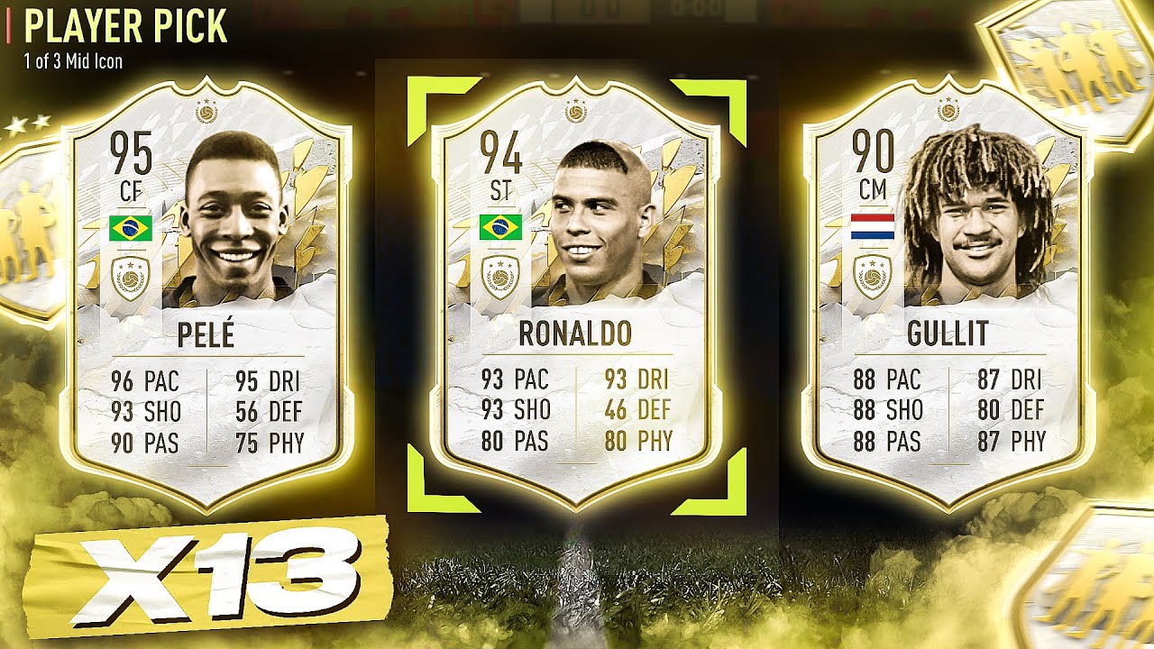 FIFA 22 13 New Guaranteed Mid Icon Player Pick Packs!