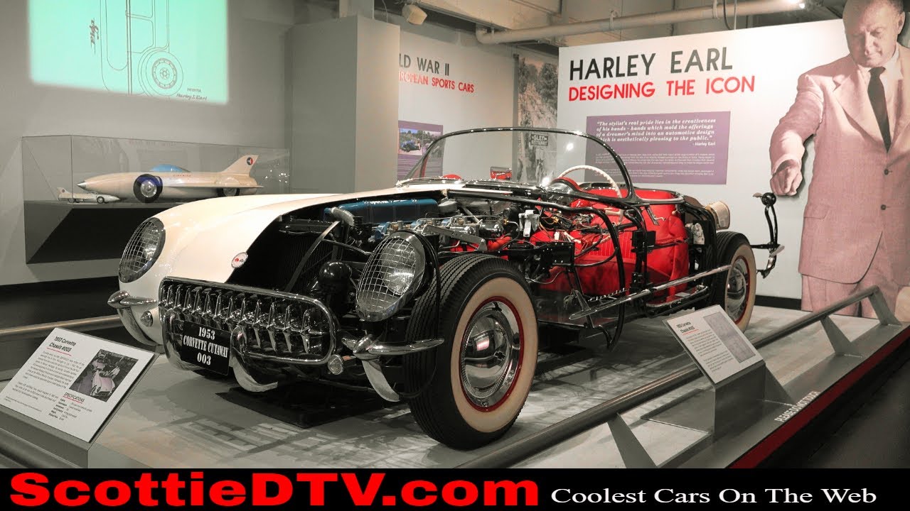 1953 Chevrolet Corvette Cutaway National Corvette Museum ScottieDTV You Can't Cancel Cool Road Tour