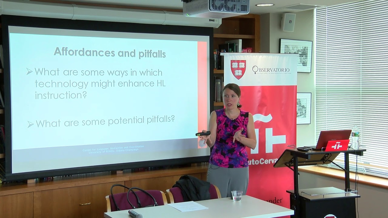 Observatorio Cervantes - Harvard. Technology-enhanced heritage language instruction. F. Henshaw