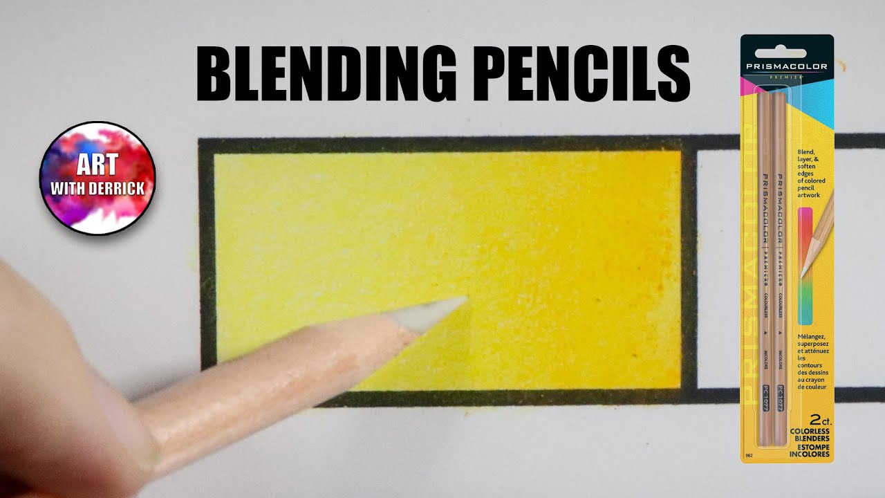 How to Use a Blending Pencil to Blend Colored Pencils!