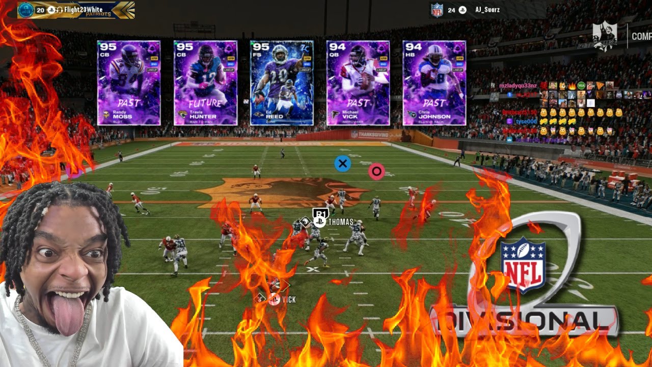 Flight COULDN'T STOP YELLING like a lunatic after NEW $11K Vick, Moss & Johnson DID THIS IN PLAYOFFS