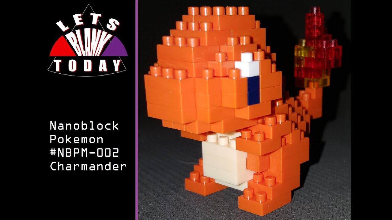 Nanoblock Pokemon Charmander Build and Review
