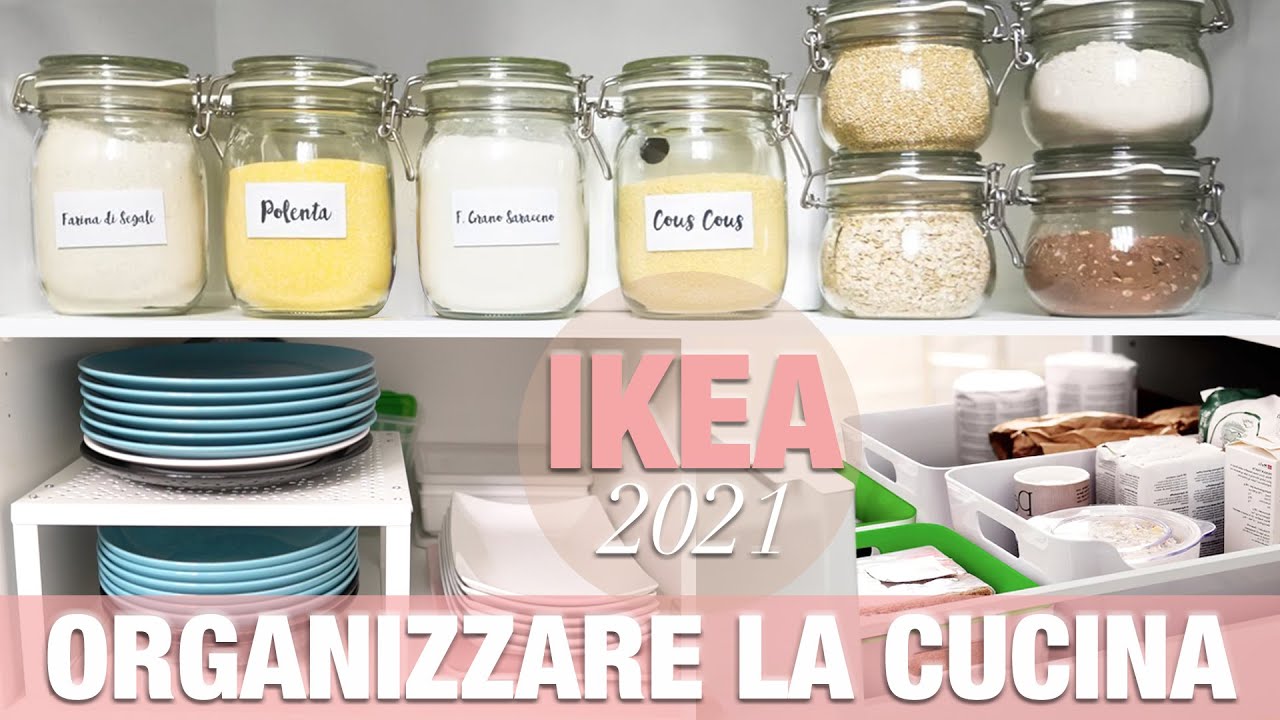 ORGANIZZARE LA CUCINA con IKEA - 5 IDEE SOTTO I 10€ per una CUCINA SEMPRE ORGANIZZATA