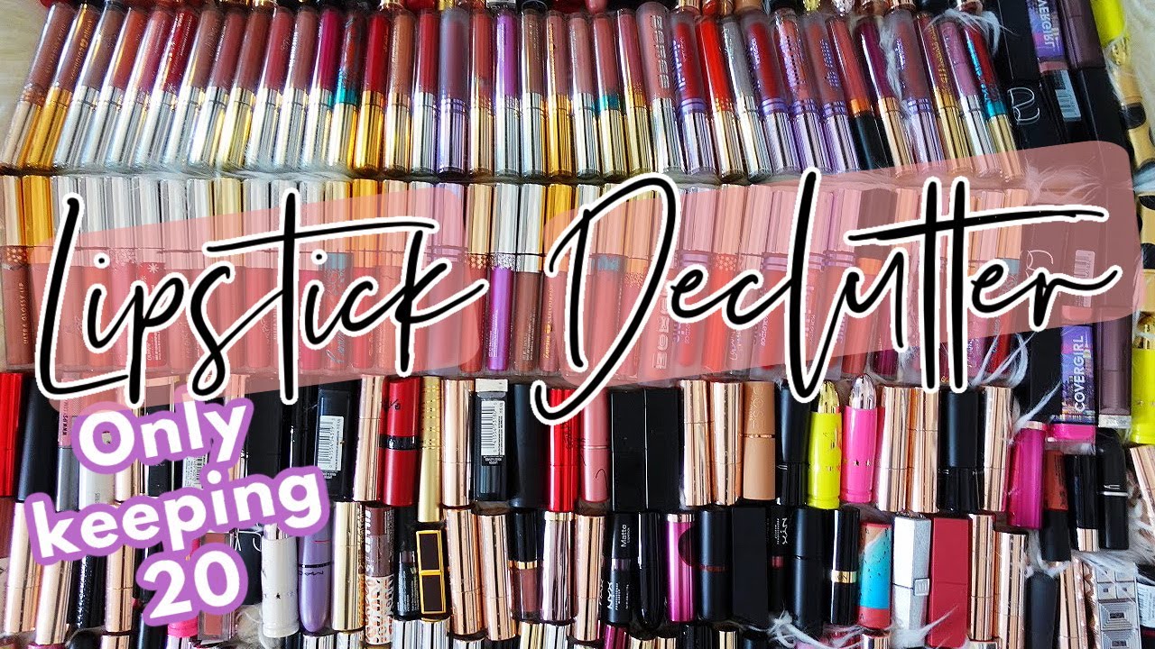 IDK ABOUT THIS ONE... HUGE LIPSTICK DECLUTTER OVER 250 GONE!