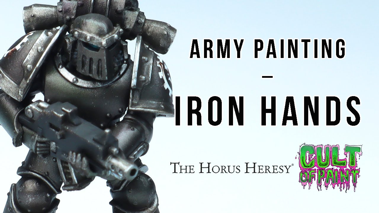 How to Paint IRON HANDS Space Marines for Warhammer 40k and the Horus Heresy