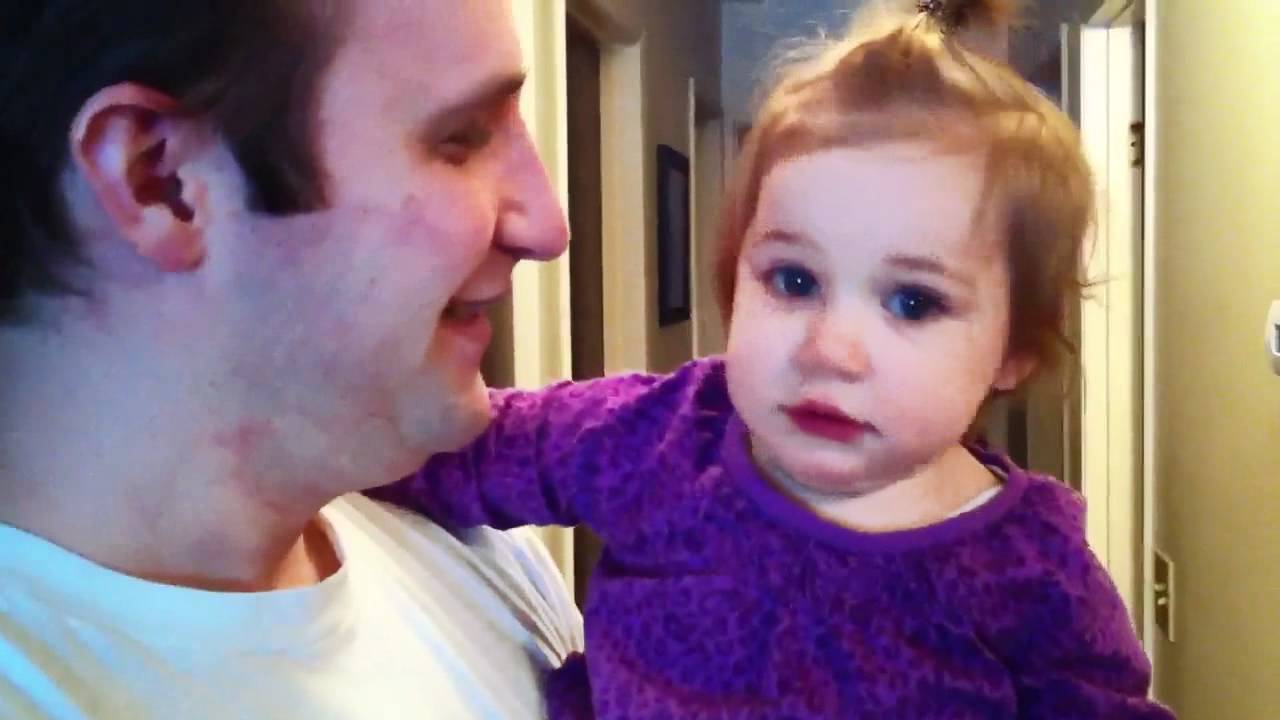 Baby Misses Dad's Beard