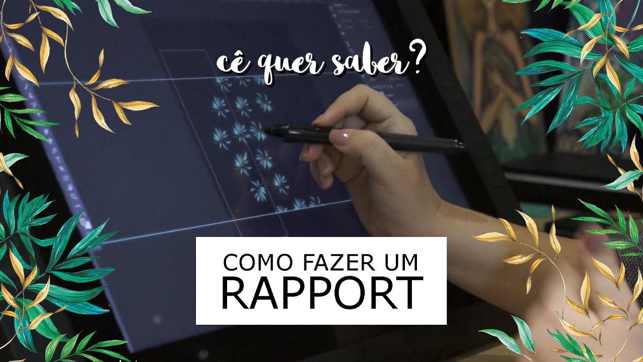 Cê quer saber? Como fazer um rapport de uma estampa com as linhas guias? - Lancaster Estamparia