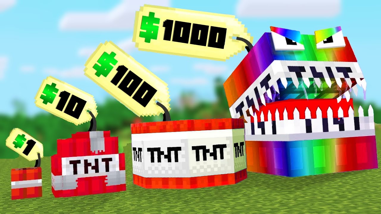 MINECRAFT DE VANNAK EXTRÉM TNT ROBBANÁSOK!