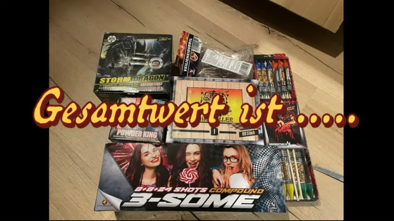 50€ ÜBERRASCHUNGS-PAKET - Was ist drin? Feuerwerk Unboxing