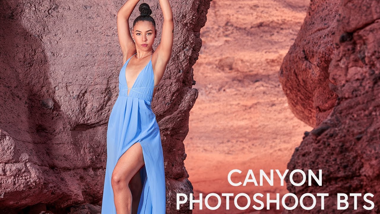 Desert Canyon Photoshoot | How I Communicate With A Model | Photography For Beginners | Canon R5