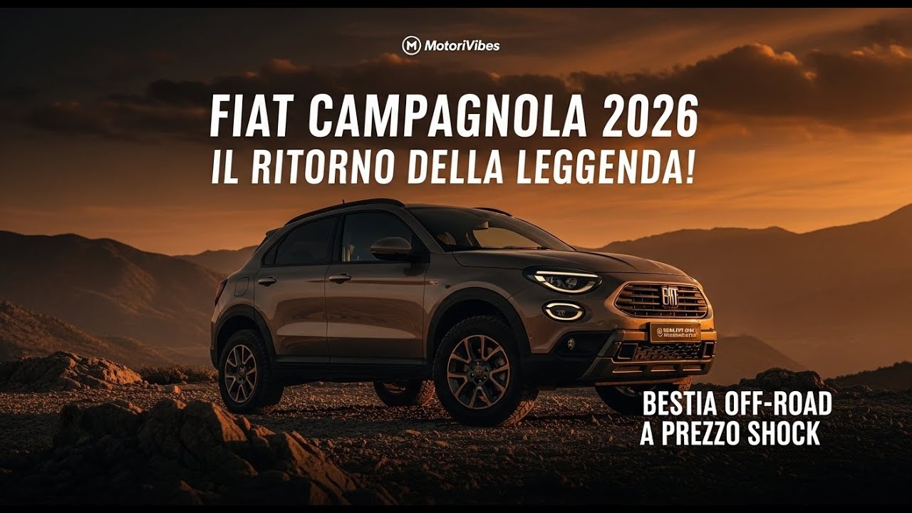 Fiat Campagnola 2026: Il Ritorno della Leggenda Off-Road a Prezzo Shock