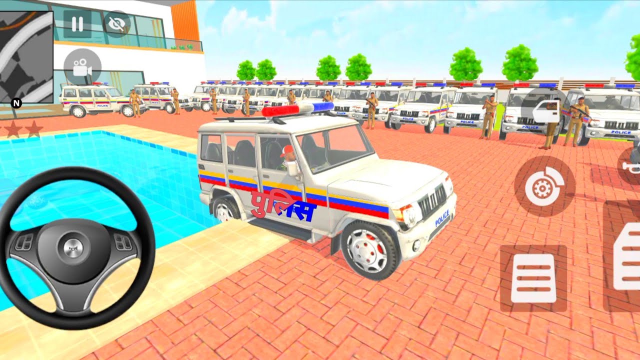 🤩Modified Car Game: Franklin Order😱In Indian Auto And Police Car🚓drives A 🤍Police 🤍SUV Game🎯✨