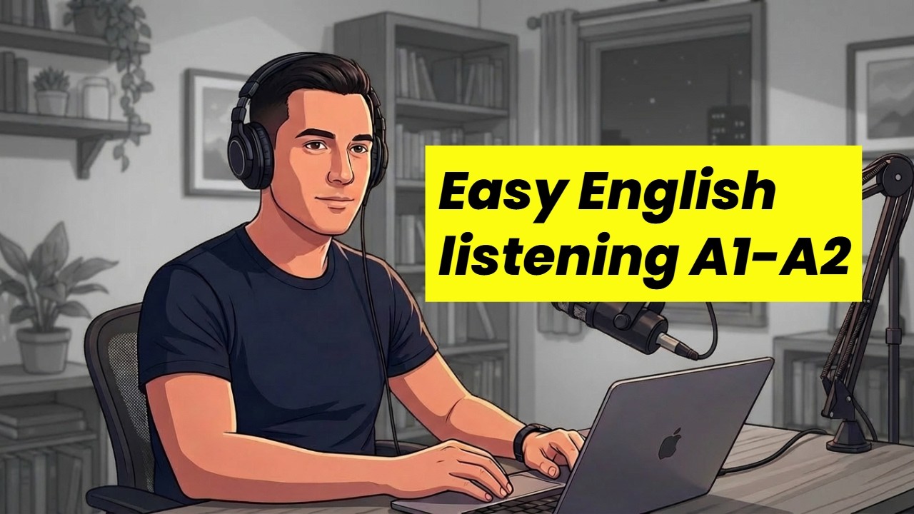 English Listening & Speaking Practice | A1-A2 Shadowing Technique
