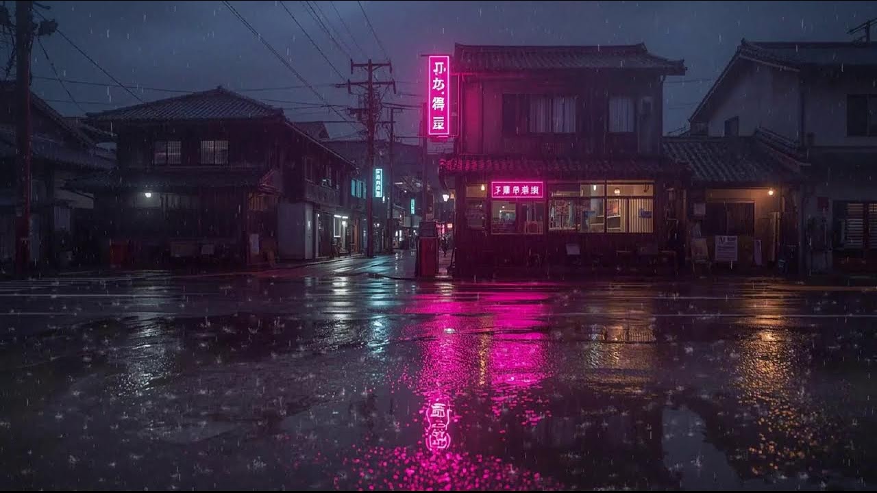 Night Rain Ambience 🌙 Lofi Beats for Focus, Relax & Quiet Moments #25