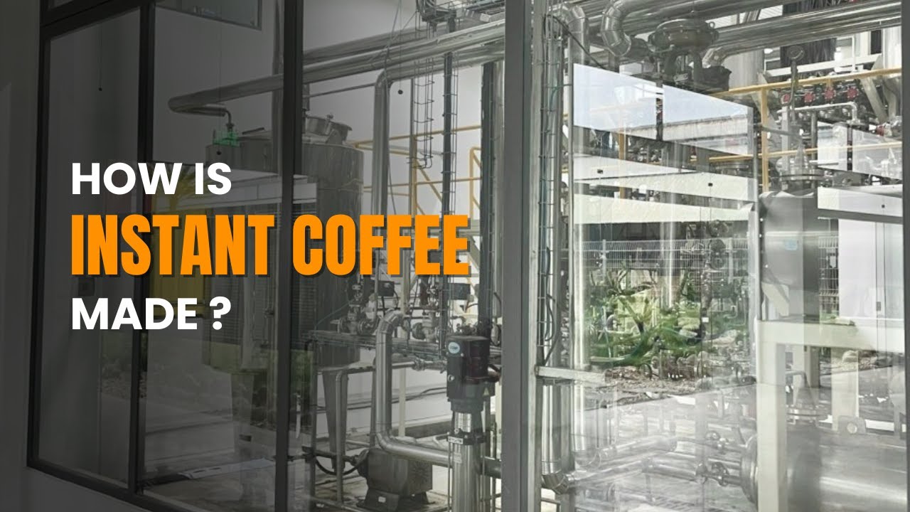 VIROTA CAFE | HOW IS INSTANT COFFEE MADE? | INSTANT COFFEE MANUFACTURING PROCESS