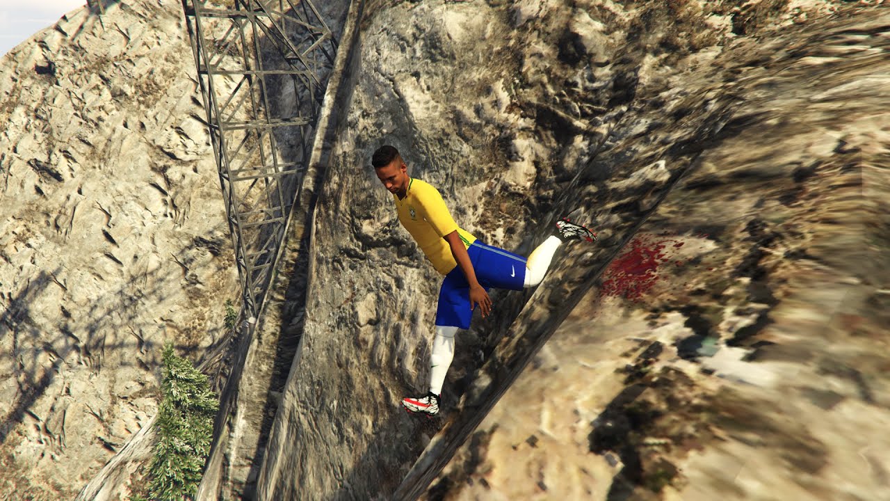 GTA 5 Stunning Ragdolls #87 - (Neymar)