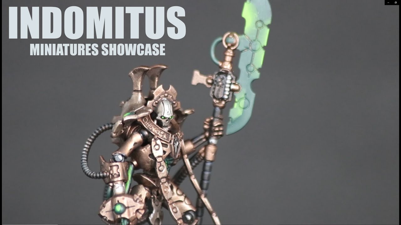 Warhammer 40k Indomitus  - Miniatures Showcase (Necrons and Primaris Space Marines)