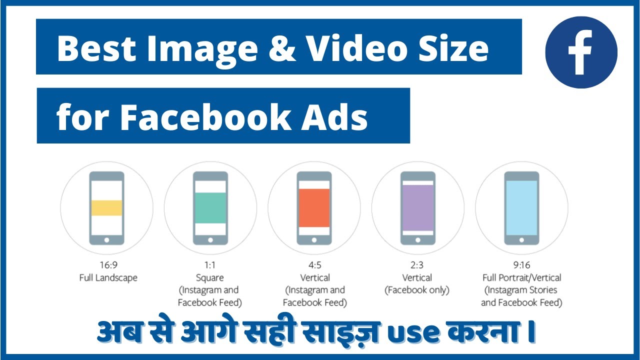 Facebook Ad Image Size: Best Size and Dimensions for Image & Videos [Hindi]