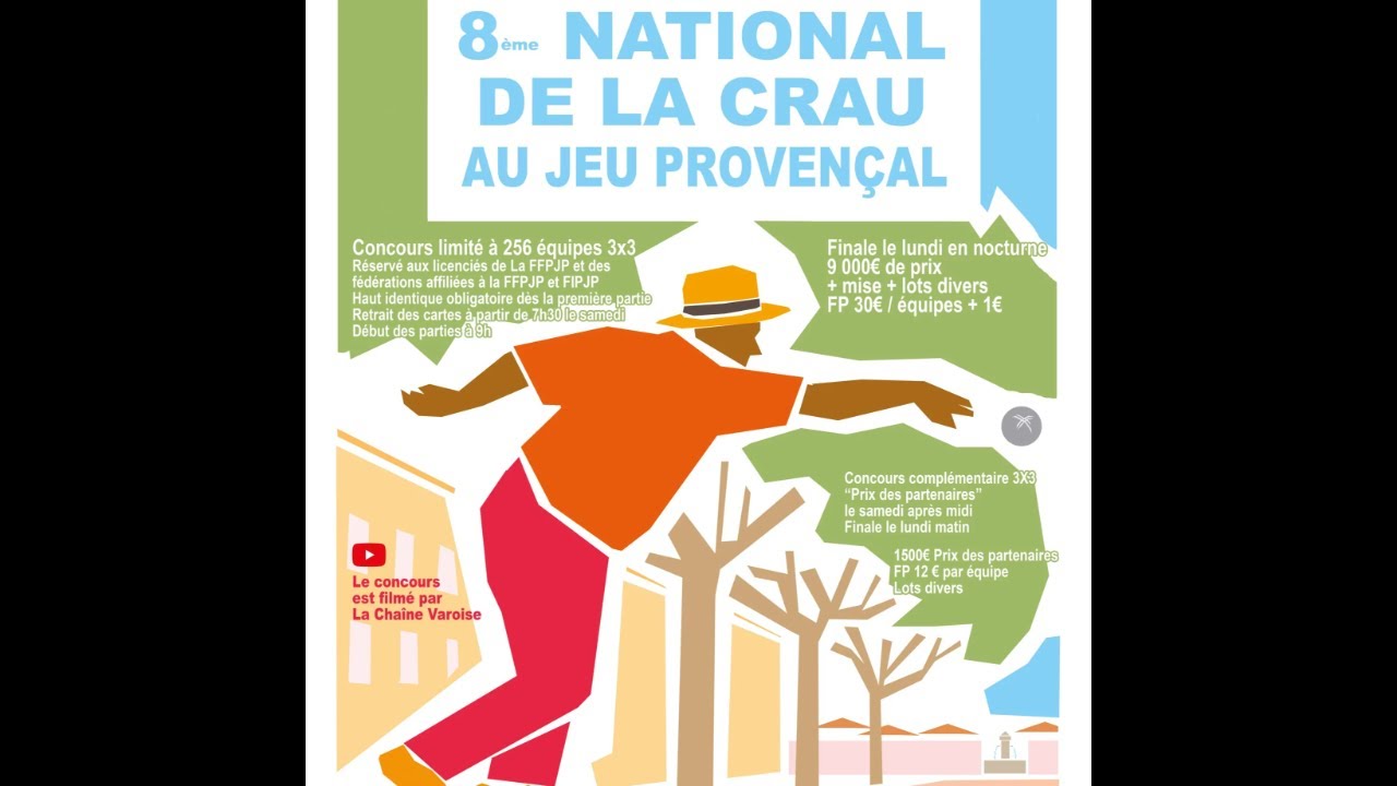 Live demi-finales et finale - 8ème National de La Crau au jeu provençal