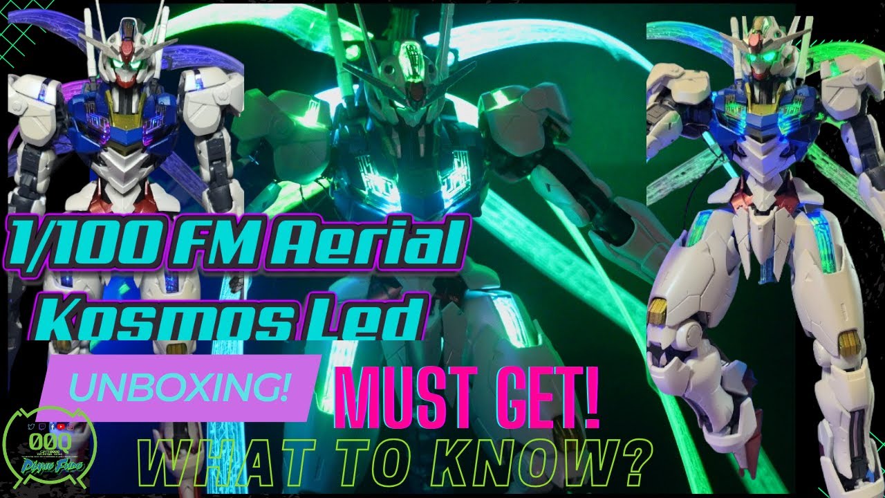 ENTER THE KOSMOS  FM 1/100 Aerial LED UNBOXING! [What to Know Before Buying?] MUST GET!