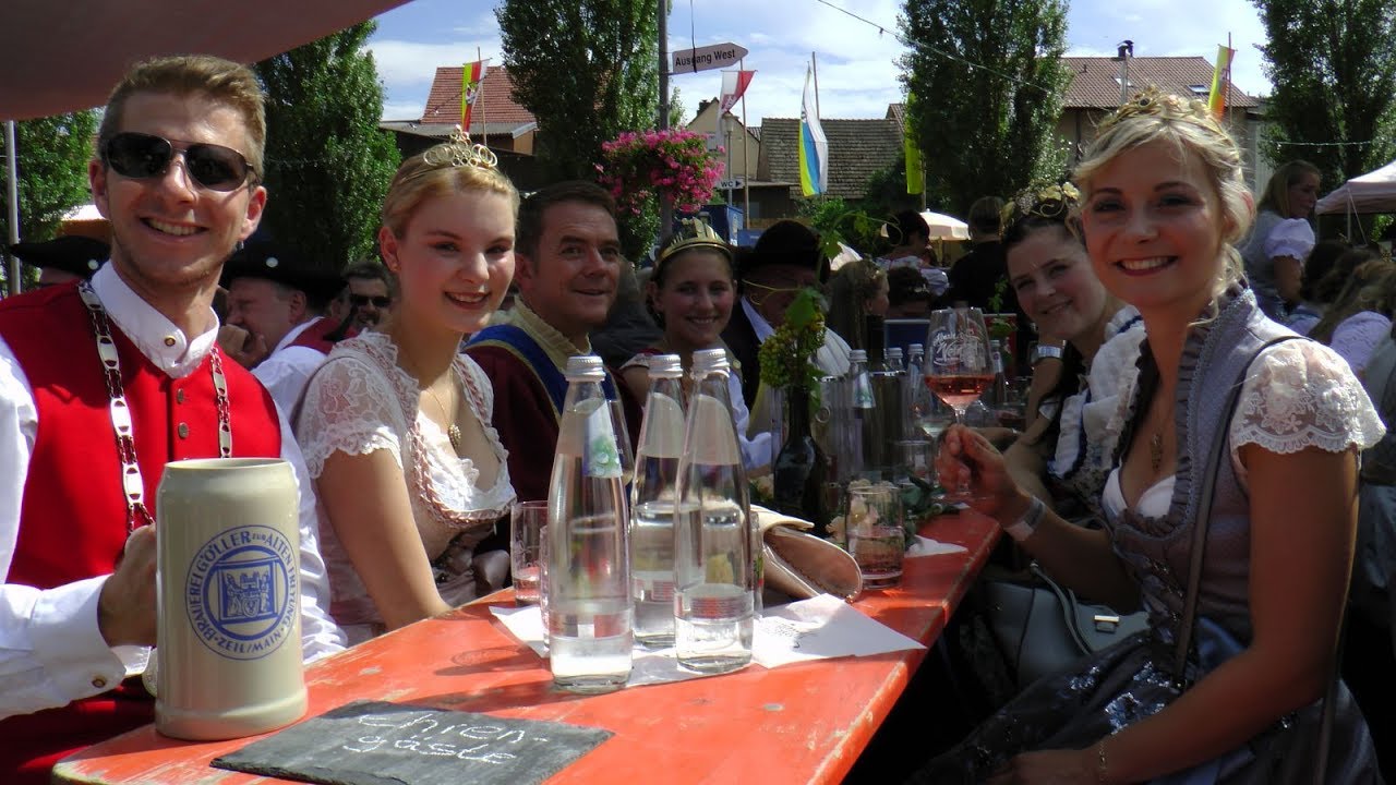 Festzug + Eröffnung - Altmain-Weinfest Sand am Main 2017