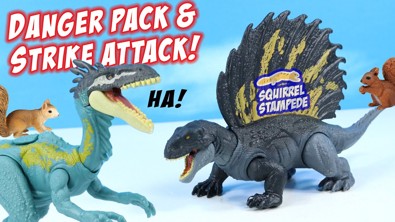 Jurassic World Dino Trackers Small Danger Pack and Strike Attack Dinosaur Collection Review