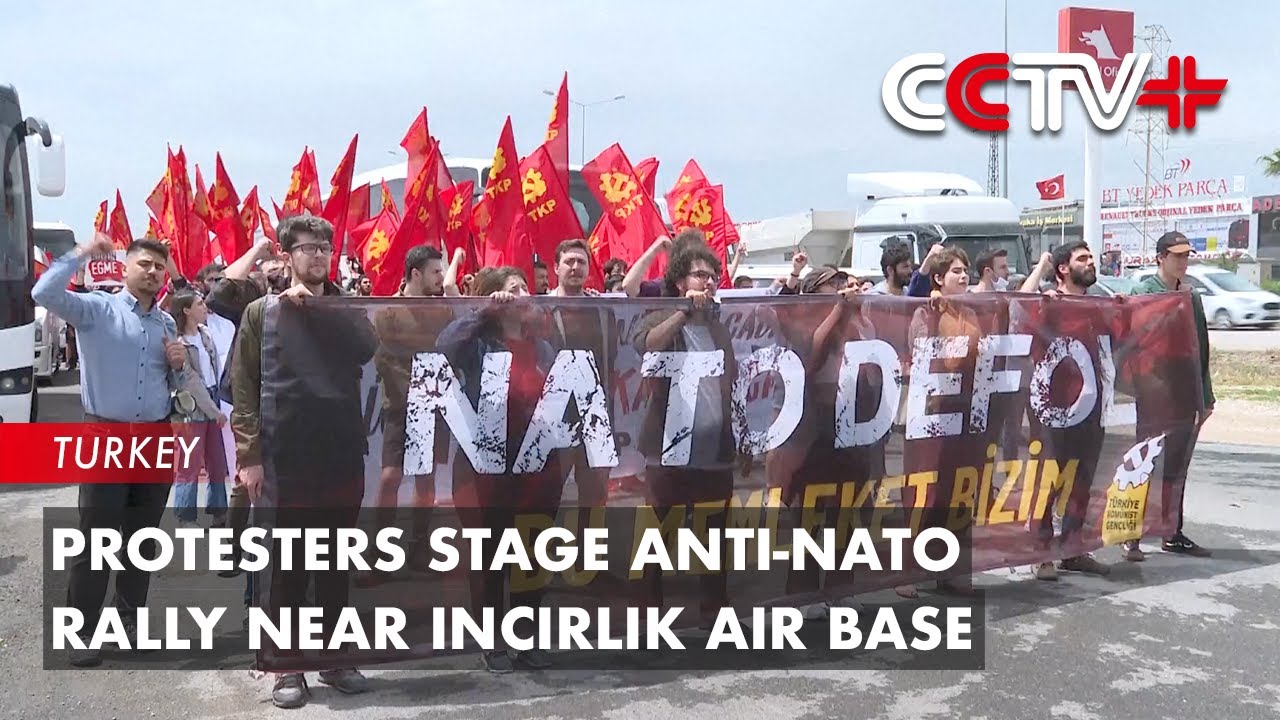 Protesters Stage Anti-NATO Rally Near Incirlik Air Base