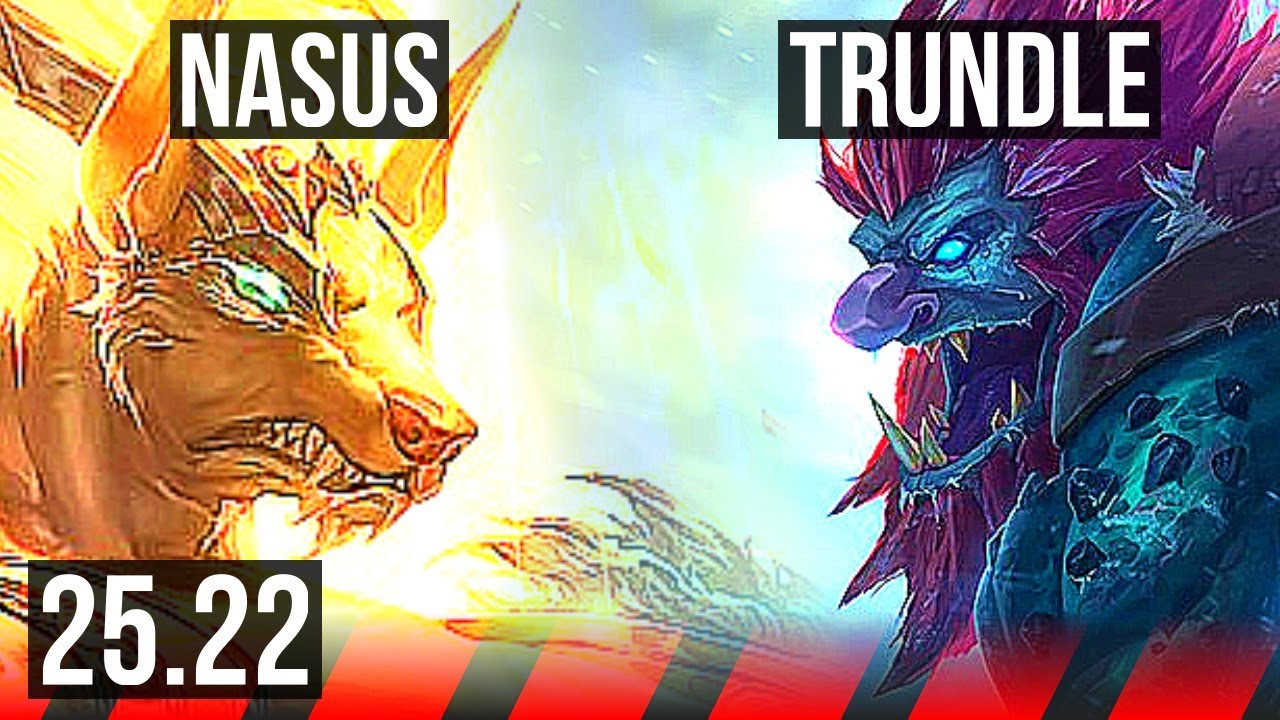 NASUS vs TRUNDLE (TOP) | 8/3/10, Dominating | EUW Diamond | 25.22