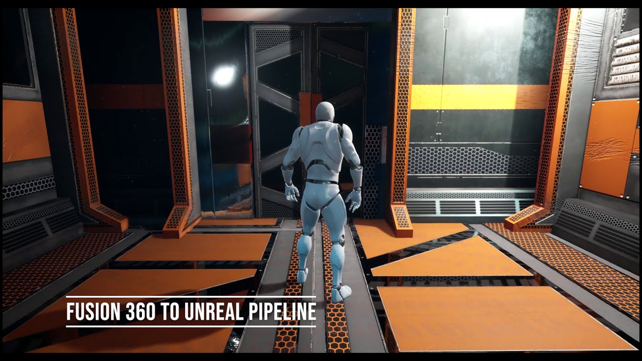 Sci-Fi Corridor- Fusion 360 to Unreal Engine Pipeline