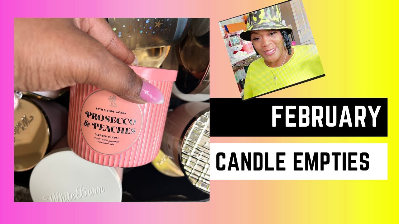February  Candle Empties #nistasnation  #candleburns #candles