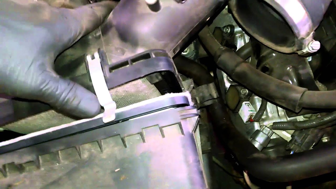 Air filter replacement Subaru Outback 2011 Install Remove Replace How to