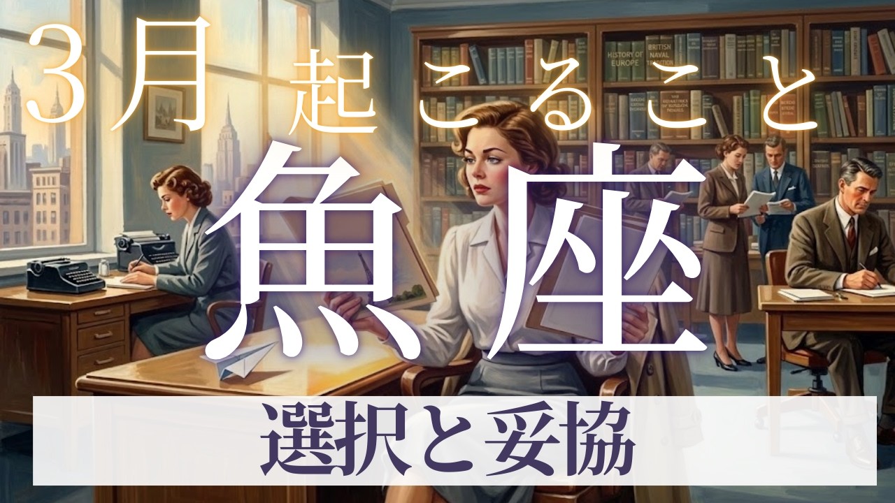 3月【魚座】起こること〜選択と妥協〜【ルノルマンカードグランタブロー＆オラクルカードリーディング】