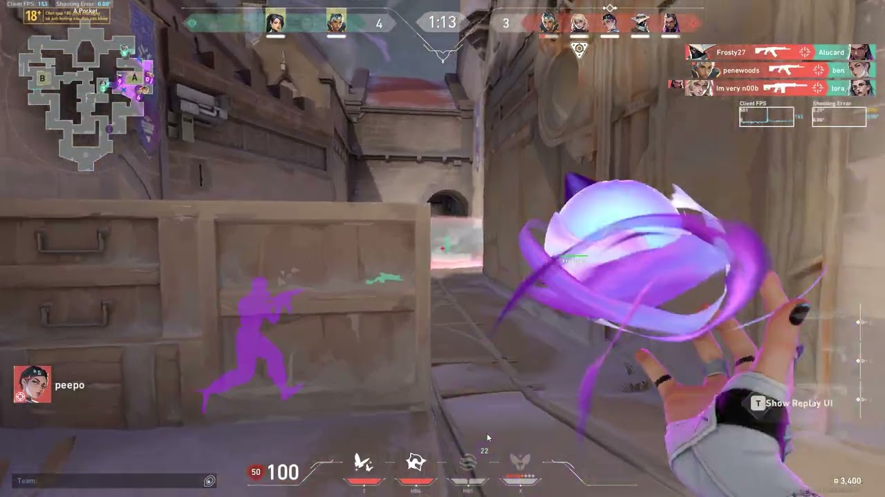 ACE clutch with enemies' pov