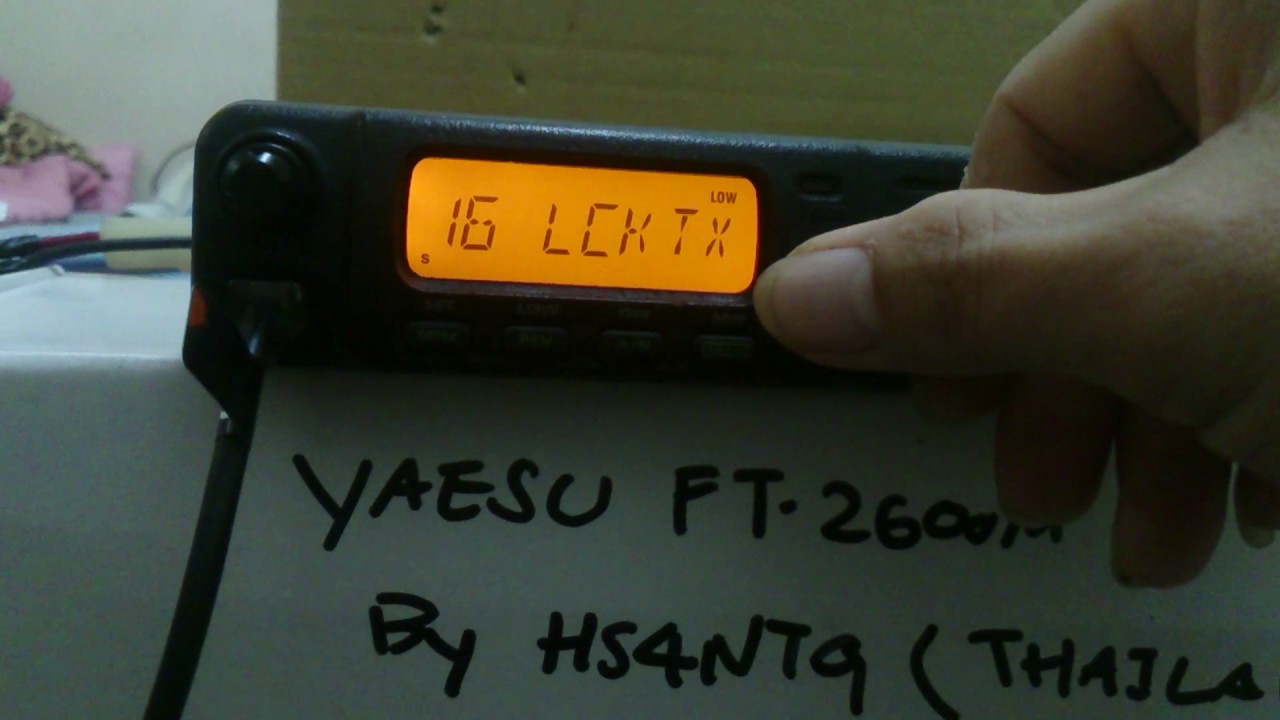 Yaesu ft-2600M/รีวิวไทย hs4ntg