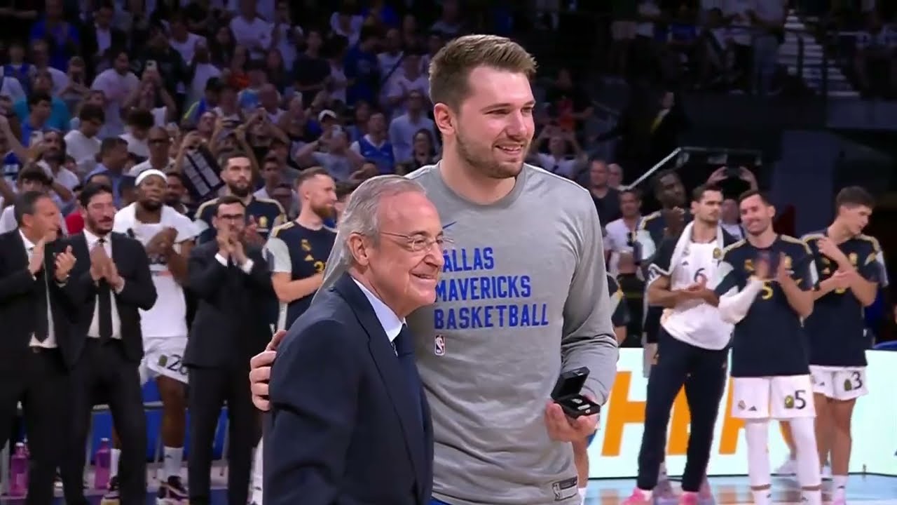 Luka Doncic Welcomed In Return To Madrid!