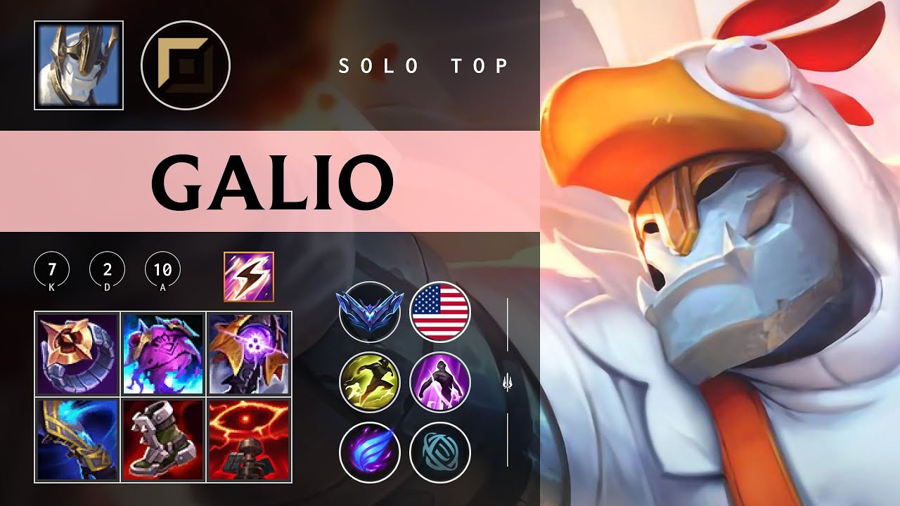 Galio Top vs Rumble - NA Diamond Patch 26.01