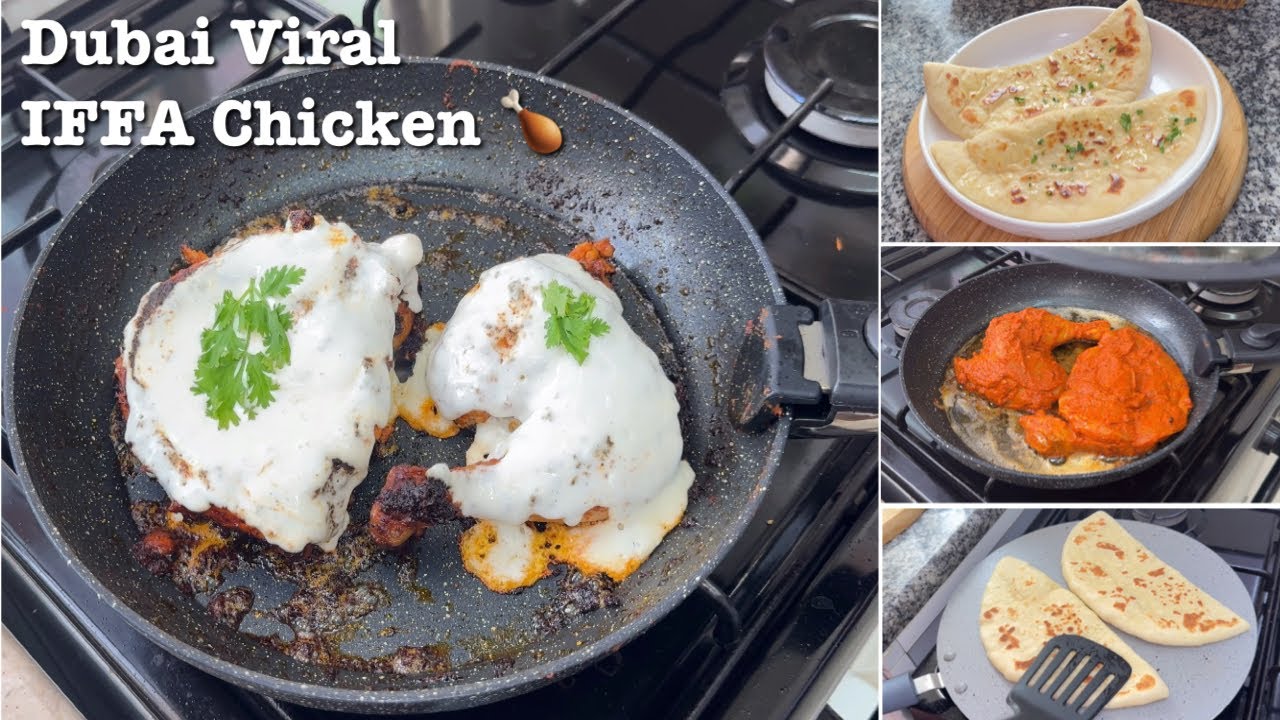 ദുബൈയിൽ നിന്നും ✈️അപാര രുചിയിൽ IFFA Chicken & Restaurant Style Butter Naan | Iffa chicken Malayalam 