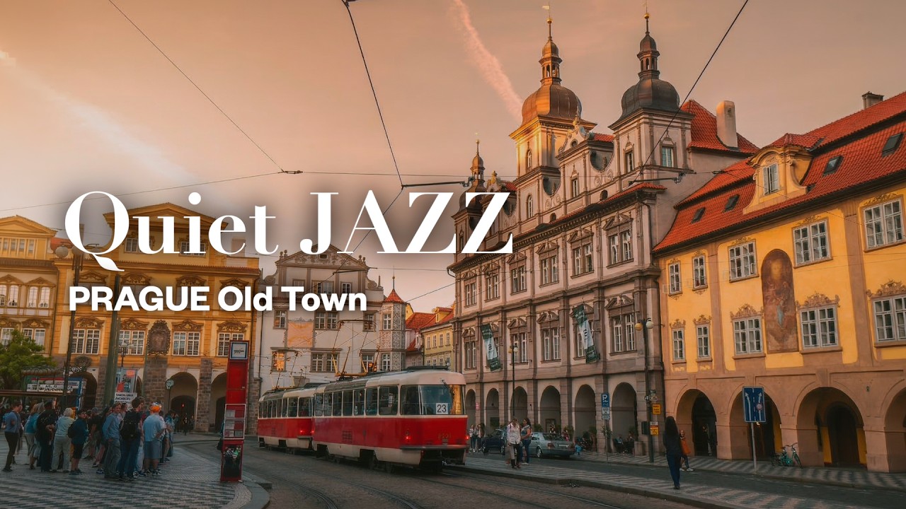 𝐄𝐯𝐞𝐧𝐢𝐧𝐠 𝐉𝐚𝐳𝐳 𝐏𝐢𝐚𝐧𝐨 🌙 Prague Old Town Cafe Ambience | Slow Jazz for Focus, Work & Reading