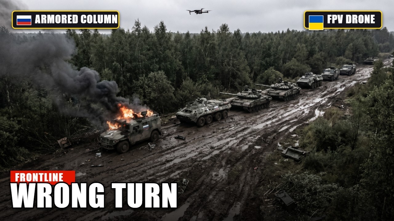 Ukraine Hit the One Russian Vehicle That Could Save the Column Near Pokrovsk &mdash; the Rest Were Trapped