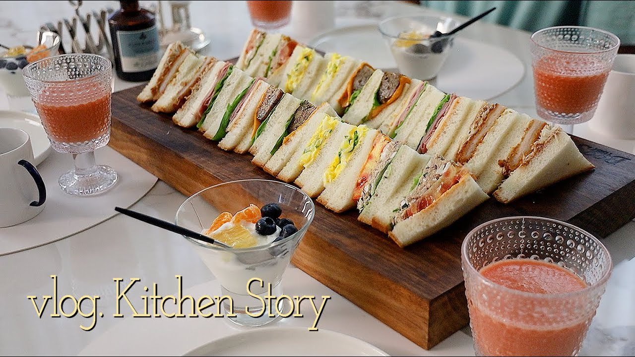 Шведский стол с вкуснейшими сэндвичами 🥪 Пять быстрых и простых сэндвичей