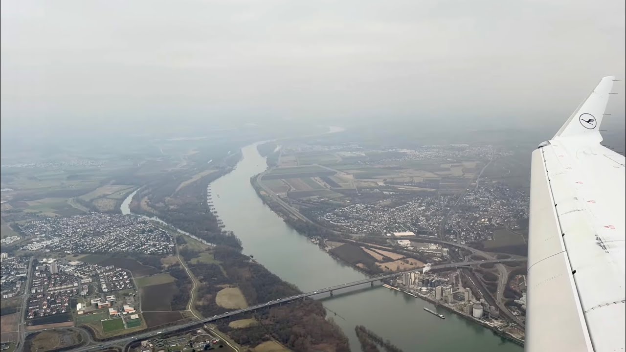 Landing in FRANKFURT 🇩🇪 | Lufthansa | CRJ 900