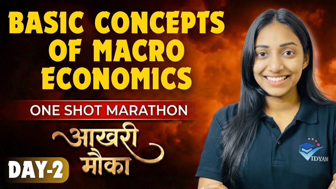 BASIC CONCEPTS OF MACROECONOMICS ONE SHOT | CH-2 12 MACRO  ONE SHOT SERIES | DAY-2 AKHRI MAUKA