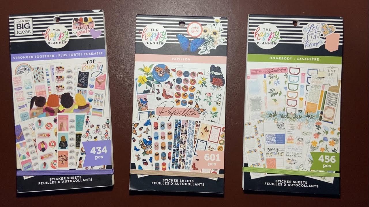 The Happy Planner Adesivos | UNBOXING STICKER 